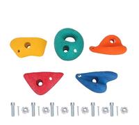 Pilipane Prese da Arrampicata Rocce da Arrampicata per Bambini Set da Gioco per Interni ed Esterni Colorati in Fibra di Resina 5 Pezzi di Medie Dimensioni