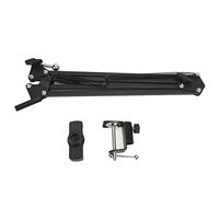 Pilipane Set di staffe per trasmissione dal vivo Supporto per telefono cellulare Braccio lungo regolabile flessibile Morsetto resistente Design ergonomico per guardare film in camera da