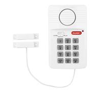 Pilipane Sistema di Allarme Porta - Tastiera di Sicurezza con Pulsante Antipanico per La Protezione Dell'home Office,Tastiera Antiruggine E Allarme di Ritardo del Campanello, Installazione Semplice