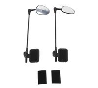 Pilipane Specchietto retrovisore per casco bicicletta Vista grandangolare regolabile a 360 gradi Materiale ABS leggero e resistente per accessori per casco ciclismo per mountain bike