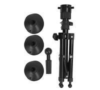 Pilipane Supporto per testa regolabile per parrucca, staffa per treppiede, base antiscivolo in lega di alluminio resistente per parrucchiere, formazione, styling, insegnamento, salone,