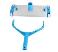Pilipane Testa di aspirazione per Piscina Flessibile e Robusta in Lega di Alluminio, Accessori per la Pulizia Manuale della Piscina per Tutti i Tipi di Piscine e Spa (14in)