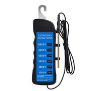 Pilipane Tester di Tensione per Recinzioni Elettriche 1000-10000V, Tester Professionale Impermeabile con 6 LED, Alta Precisione per Metalldrähte, Zaundrähten e Aziende Agricole, Compatto e Portatile