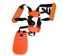 Pilipane Trimmer a Doppia Tracolla Spalla allargata allargata addensabile cingolio del Calibro per la rasaerba per Utensili da Giardino Pesante (Arancia)