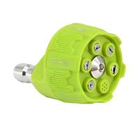 Pilipane Ugello rondella di Pressione Regolabile ad Alta Pressione 3000psi 6 in 1 ugello di spruzzo con connettore rapido da 1/4 di Pollice per la Pulizia di Case Case Metri in Acciaio