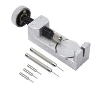 Pilipane Watch Link Kit Remover Kit Professional Durevole Acciaio Durevole Strumento di dimensionamento della fascia di orologi regolabile con 3 perni di riserva e 2 spille da punzonatura