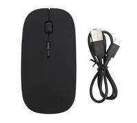 Pilipane Wireless Bluetooth Mouse Bluetooth Silenziosa ricaricabile Portable 3 dpi Design ergonomico per Pro Air Laptop Abs Black (Nero)