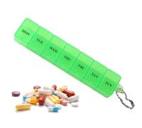 Pill Box 7 Day - 7 Day Pill Case, Pil Container For Supplementstransparent