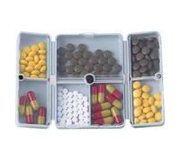 Pill Case - ABS, Magnetic Foldable Travel Pill Container,High-Grade Materials | Portatile 7 Day Weekly Box For Purse Pocket To Hold Medication, Vitamin, Cod Liver Oil, Supplements