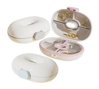 Pill Case Travel | 3 Pieces Pill Container With Compartments | Sealed Medicine Dispenser For Safe Organization Of Daily, Supplements, And Prescription Pills | Compact And Portable Storage For