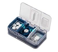 Pill Cutter, 4-in 1 Portable Pill Cutter For Ospedal, Double Layer Tiny Tablets Splitter, Kids Work Elderly Business Adults Nurses Travel School Camping, blu, Consulte la descripción, Vedere la