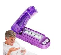 Pill Cutter For Small Pills, Accurate Stainless Steel Pill Splitter, 4.1 X 1.8 X 1.4 Inch Tablet Cutter With Blade For Precise Cutting Of Tablets For You And Your Pet