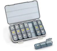 Pill Izer, 7 Day Pill Box Case - ( 3 A Day ) Travel Pill Container
