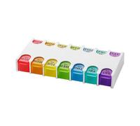 Pill Organizer, 7 Day Medicine Case, Portable Daily Container, 14 Separate Compartments, 8.66x4.13x1.26 Inches, Secure Snap Lids, for Travel, Home, Work, Hospital, School