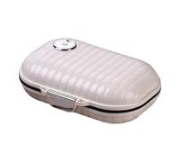 Pill Packing Box - Portable Pill Case for Purse and Pocket with 7 Compartments | Travel Pill Organizer and Medication Dispenser Holder for, Fish Oil, and Daily Supplements, Compact and Lightw