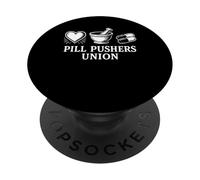 Pill Pushers Union Funny Pharmacy Squad Farmacist PopSockets PopGrip Adesivo