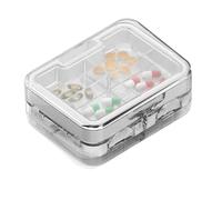 Pill Splitter for Small, Multifunctional Daily Sealing Pill Organizer, Portable Medicine Crusher for Hospital Kids Work Elderly Business Adults Nurses Travel School Camping