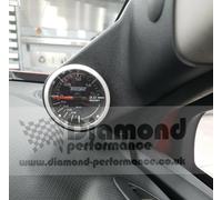 PILLAR POD 52mm Per Renault CLIO Mk3 197-200 GT RHD Nero Testurizzato