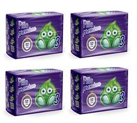 PILLO Premium Midi, Taglia 3 (4-9 Kg), 4 Pacchi da 52 (208 Pannolini Bimbo)