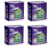 PILLO Premium Mini, Taglia 2 (3-6 Kg), 4 Pacchi da 30 (120 Pannolini Bimbo)