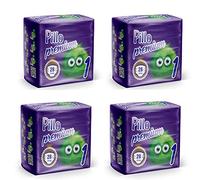 PILLO Premium New Born, Taglia 1 (2-5 Kg), 4 Pacchi da 28 (112 Pannolini Bimbo)