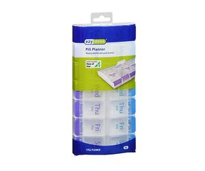 Pillola Agenda Settimanale Am & Pm Con Spingere Bottoni XL 1 Ogni