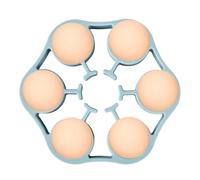 Pillola Di Uova Per Ebollizione - Mensola Di Vapore Di In Silicone | 6 Vassoio Di Vapore A Griglia | Supporto In Silicone | Utensili Resistenti Al Calore Gadget Utensili C