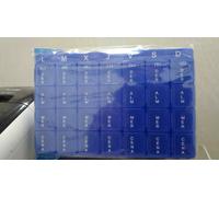 Pillole 7 Scomparti 4 Dosaggi Scatola Di Pillole In ITALIANO Per La Settimana