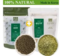 Pillole di foglie di pino in polvere 100% naturali 300 g erbe medicinali coreane