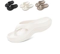 Pillow Arch Support - Infradito da donna, unisex, comode, bianco, 36/37 EU