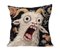 Pillow Covers - Screaming Goat Soft Protector Case, 17.72x17.72 Inches Pillow Protector, For Couch Living Room Sofa Dorm Party Gathering Home Decor | Decorative PillowCase Accessories