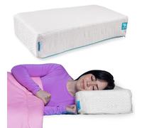 Pillow Cube Ice Cube, cuscini cubici da 12,7 cm, per chi dorme sul fianco, in memory foam, per dolori al collo e alle spalle, misura King, Queen, Twin 61 x 30,5 x 12,7 cm