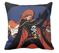 Pillow Cuscino Personalizzato 40X40 Capitan Harlock - 2 - Cartone Anni 80 Idea Regalo
