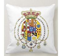 Pillow Cuscino Personalizzato 40X40 Stemma BORBONI Regno Due SICILIE BRIGANTI Sud MERIDIONE 1 Idea Regalo