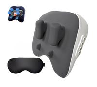 Pillow Neck & Shoulder Massager, 6d Neck Massagers with 4d Rolling Nodes, Three Modes And Strengths for Neck, Shoulder, Legs (Gray)