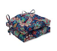 Pillow Perfect Outdoor | Indoor Flying Colors Confetti Cuscino per sedia reversibile (set di 2), 15,5 x 14,5 x 3,5, blu