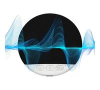 Pillow Speaker - ABS Linen 9.6x9.6x1.1cm | Mini Bone Conduction 5.4 | Under Pillow Sleep Audio With White Noise Timer, Portable Speaker For Adults Children