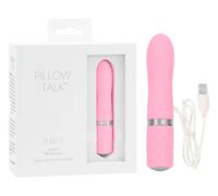 Pillow Talk Flirty Luxurious Mini Massager with Swarovski Crystal Pink