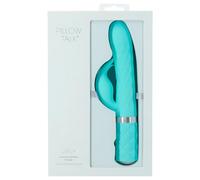 Pillow Talk Lively - Vibratore ricaricabile con braccio clitorideo (turchese)
