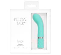 Vibratore Punto-G Ricaricabile 'Pillow Talk Racy' con Cristallo Swarovski - Slim per Principianti (Turchese)