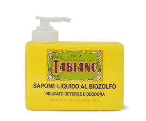 Pilogen Carezza - Supersapone Tabiano, Sapone Liquido al Biozolfo, con Biozolfo, Riduce l'Eccesso di Sebo, Liberando i Pori Ostruiti e Aiuta a Prevenire la Comparsa di Brufoli, 250 ml