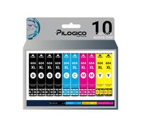 Pilogico 10 Cartucce Compatibili con Epson 604 XL 604XL per Expression Home XP