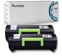 Pilogico 2 Toner Compatibile con MX410 60F2000 per Stampanti Lexmark MS310D, MS617DN, MS610DTN, MS510DN, MS417DN, MX517DE, MX417DE, MX510DE, MX511, MX611DHE, MX410DE 10.000 copie l'uno