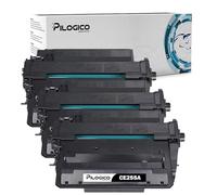 Pilogico 3 Toner Nero Compatibili con HP 55A CE255A 5000 copie l'uno per stampanti HP LaserJet Enterprise P3015 P3015DN P3015D Pro 500 MFP M521DN M521DW M525 M525F M525DN M525C P3015X