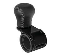 POMELLO VOLANTE IN PELLE PER AUTO MANOPOLA MANIGLIA TRATTORE CAMION UNIVERSALE