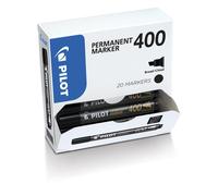 Pilot 400 Permanent Marker Chisel Tip Black