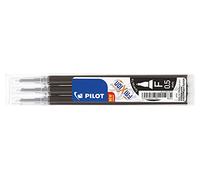 PILOT 006420 Frixion Point Sfera Cancellabile, Refill, 0.5 mm, Confezione da 3, Nero