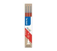 Pilot 006422 Frixion Point Sfera Cancellabile, Refill, 0.5 mm, Confezione da 3, Rosso