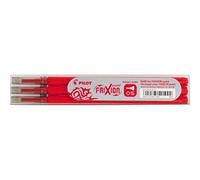 Pilot 006422 Frixion Point Sfera Cancellabile, Refill, 0.5 mm, Confezione da 3, Rosso