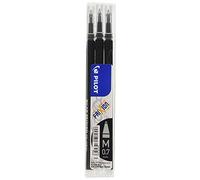 Pilot 006656 Frixion Ball Refill per Penna a Sfera, 0.7 mm, Confezione da 3, Nero